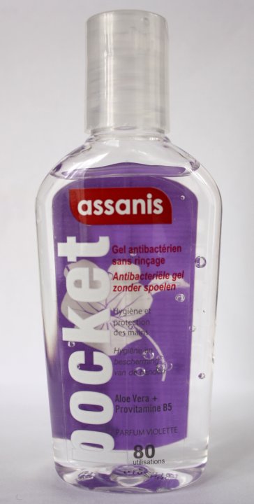 ASSANIS Handgel antibakteriell mit Duft Veilchen